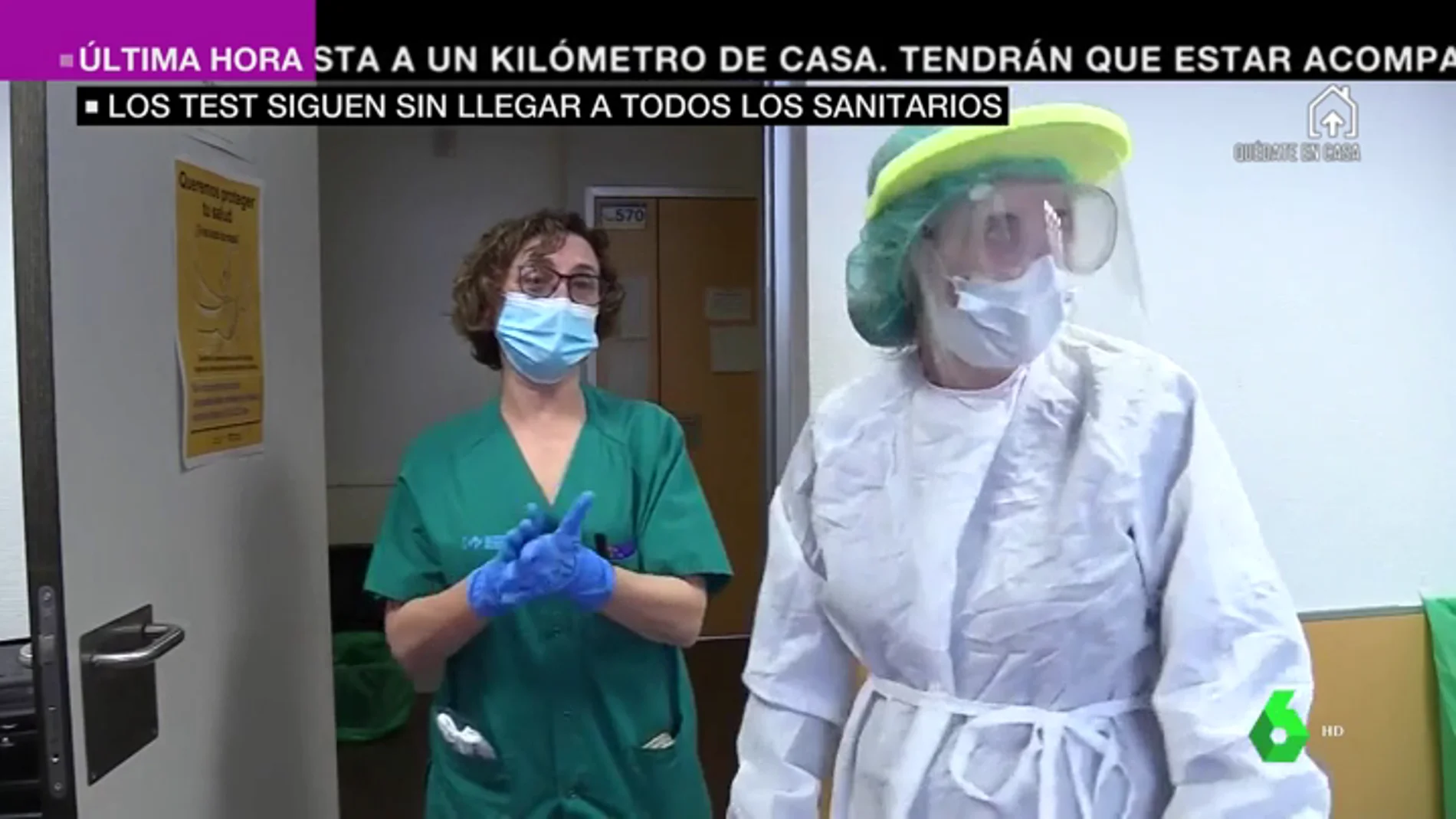 Los sanitarios de la Comunidad de Madrid denuncian la falta de test al personal