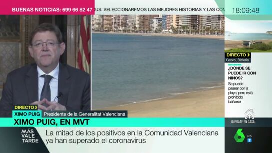 Ximo Puig: "El confinamiento no es neutro, tiene consecuencias para la salud"