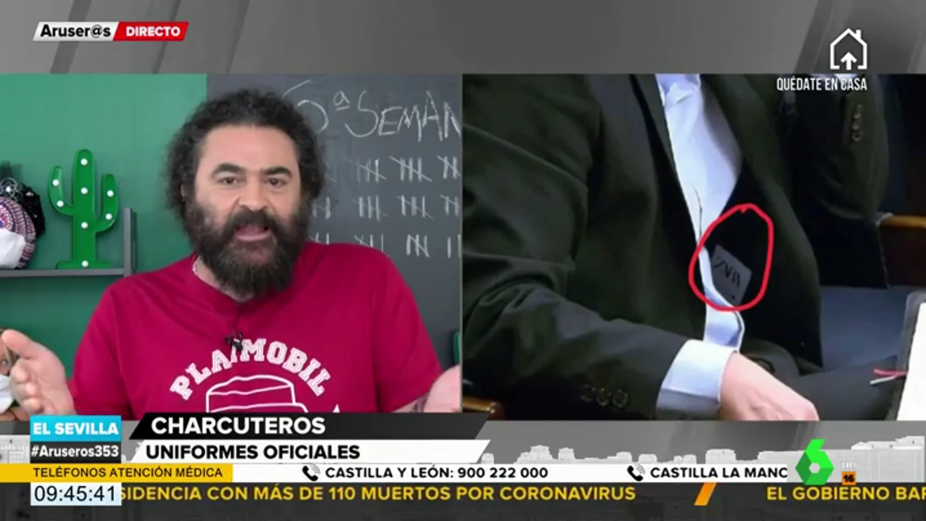 El Sevilla y la chaqueta de Zara de Pablo Iglesias
