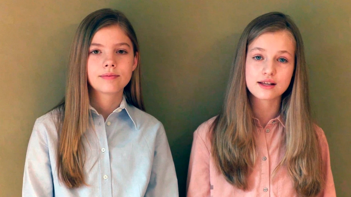 La princesa Leonor y la infanta Sofía La princesa Leonor y la infanta Sofía
