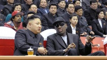 Dennis Rodman y Kim Jong Un.