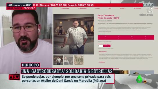 Experiencias con Dani Garc&iacute;a o Ferran Adri&agrave;: la 'gastrosubasta' por la que ya puedes pujar para recaudar contra el coronavirus