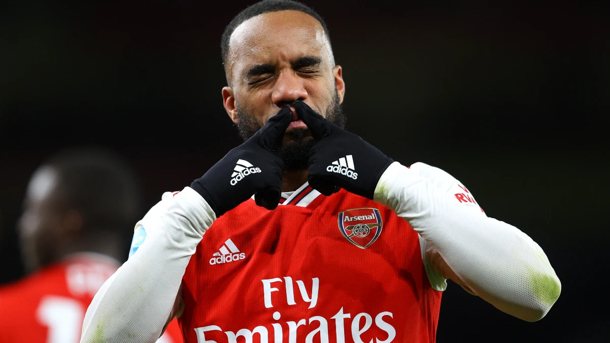 Lacazette, con el Arsenal