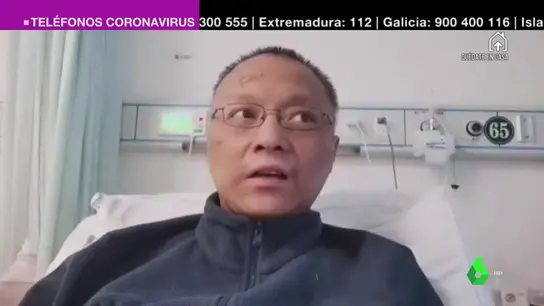 Yi Fan, en la entrevista ofrecida a la televisión estatal china Yi Fan, en la entrevista ofrecida a la televisión estatal china