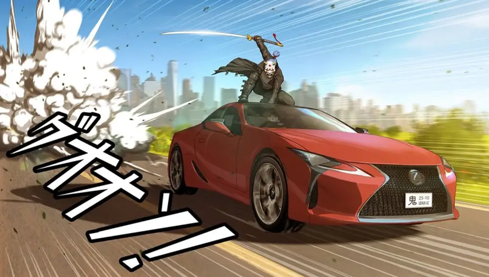 Lexus crea una original serie de dibujos manga