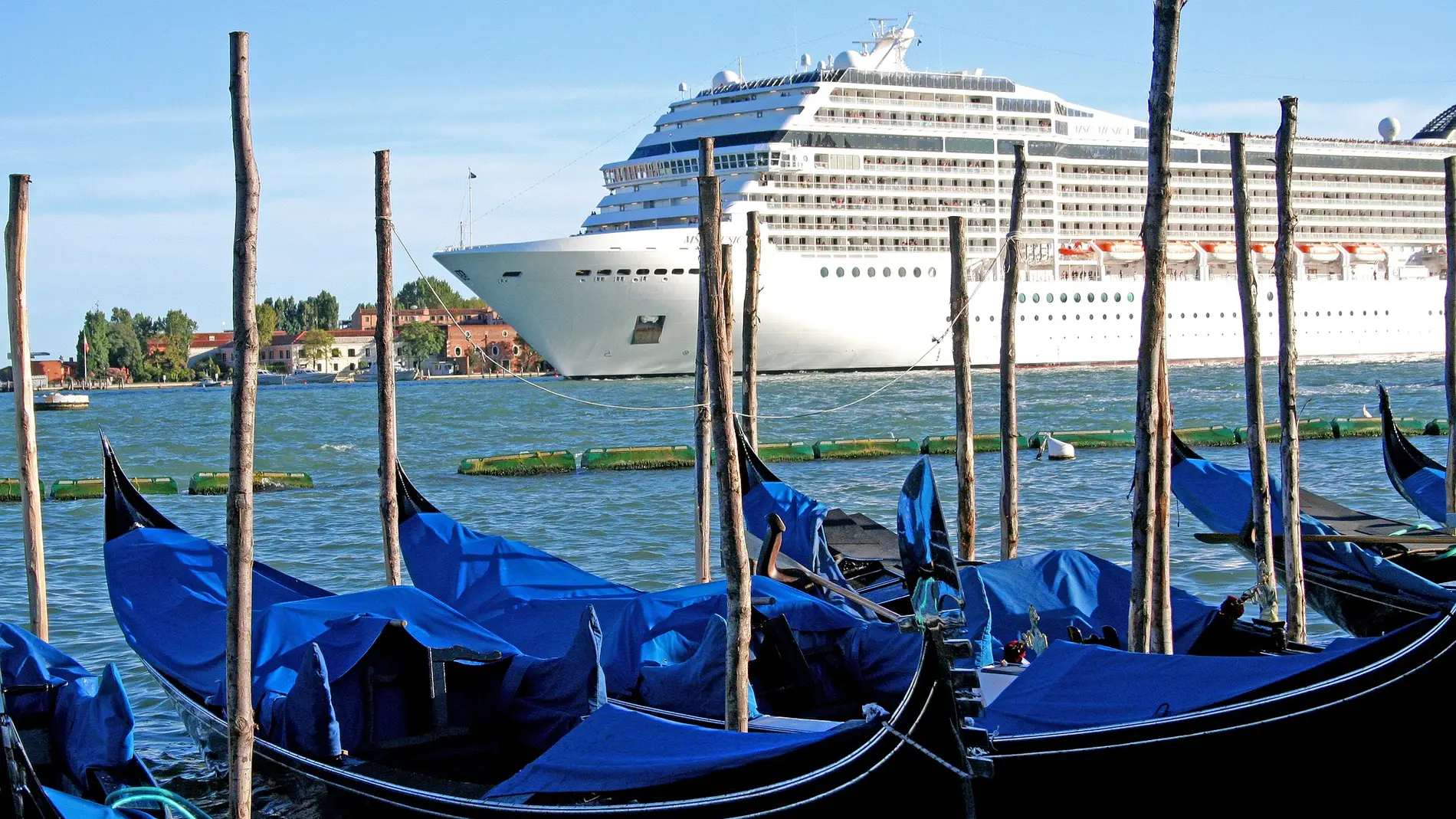 Actividad marítima en Venecia