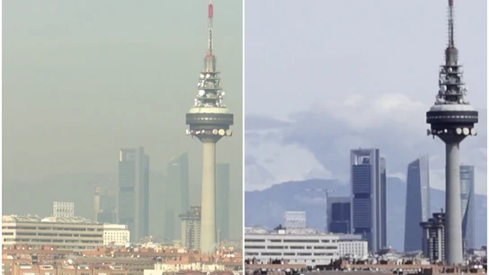 Madrid, antes y después del confinamiento Madrid, antes y después del confinamiento