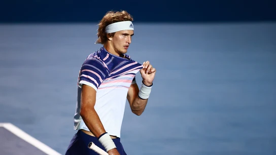 Alexander Zverev, en un partido Alexander Zverev, en un partido