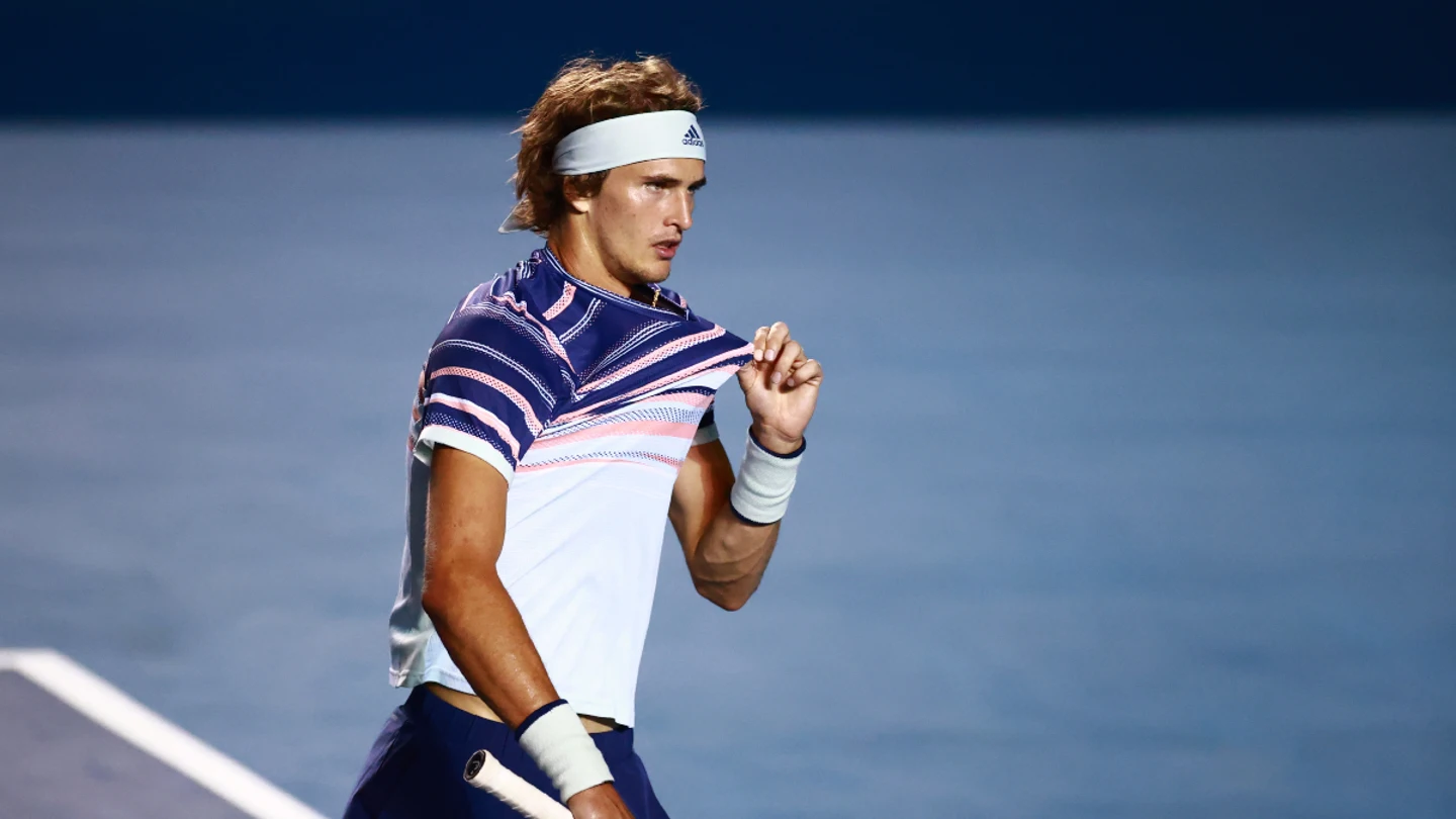 Alexander Zverev, en un partido Alexander Zverev, en un partido