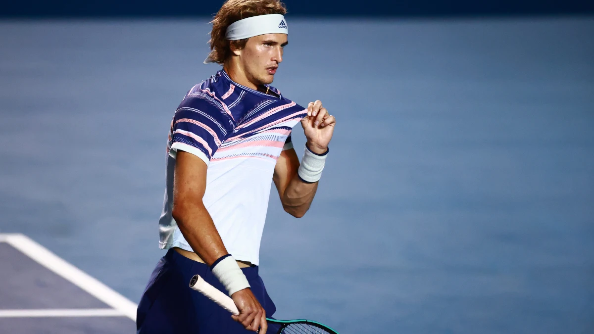 Alexander Zverev, en un partido