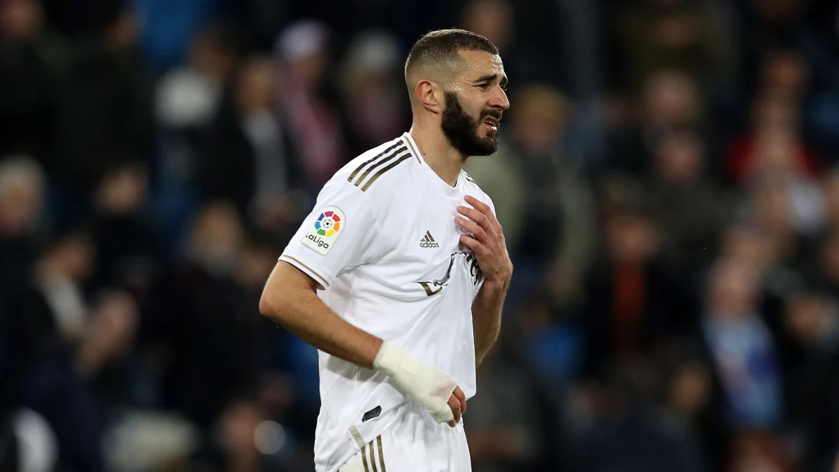 Karim Benzema, con el Real Madrid