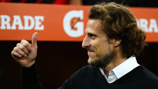 Diego Forlán, con Peñarol Diego Forlán, con Peñarol