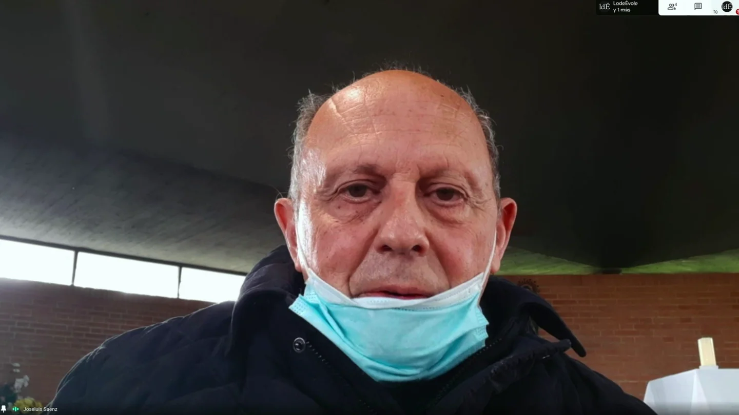 El padre José Luis Sáenz habla con Jordi Évole El padre José Luis Sáenz habla con Jordi Évole