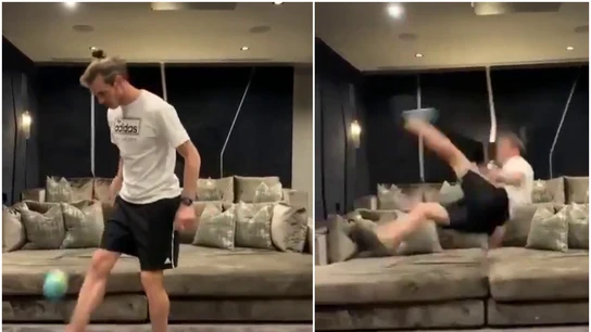 Bale rememora su chilena ante el Liverpool Bale rememora su chilena ante el Liverpool