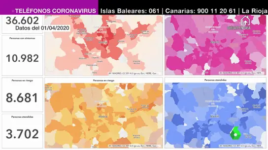 La geolocalización permite conocer el estado del coronavirus en tiempo real La geolocalización permite conocer el estado del coronavirus en tiempo real
