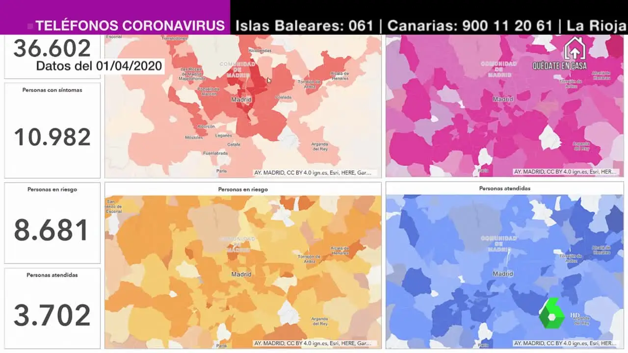 La geolocalización permite conocer el estado del coronavirus en tiempo real