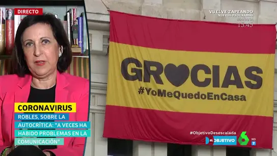 Margarita Robles, ministra de Defensa, en El Objetivo. Margarita Robles, ministra de Defensa, en El Objetivo.