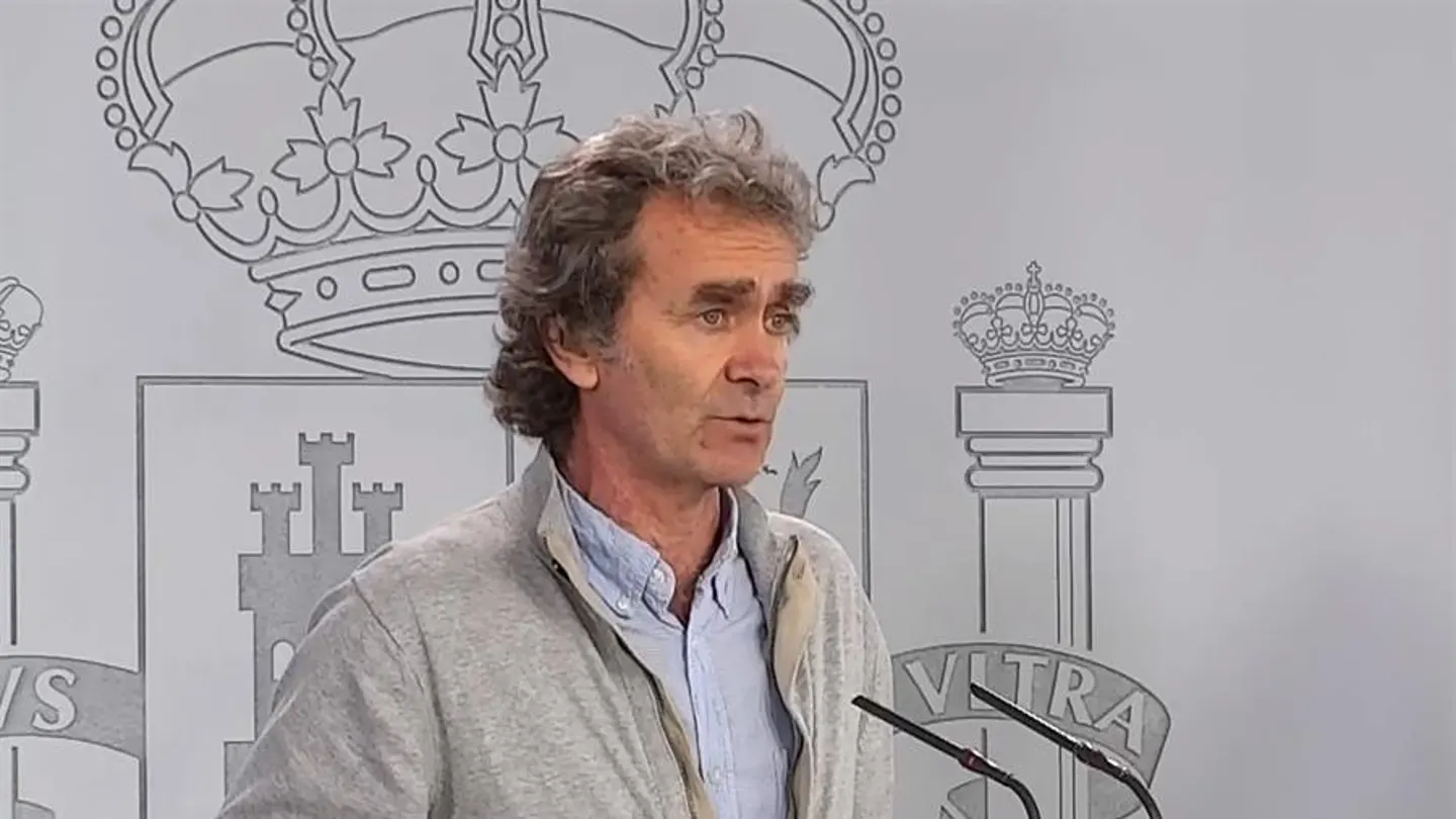 El director del Centro de Coordinación de Alertas y Emergencias Sanitarias, Fernando Simón, durante la rueda de prensa. El director del Centro de Coordinación de Alertas y Emergencias Sanitarias, Fernando Simón, durante la rueda de prensa.