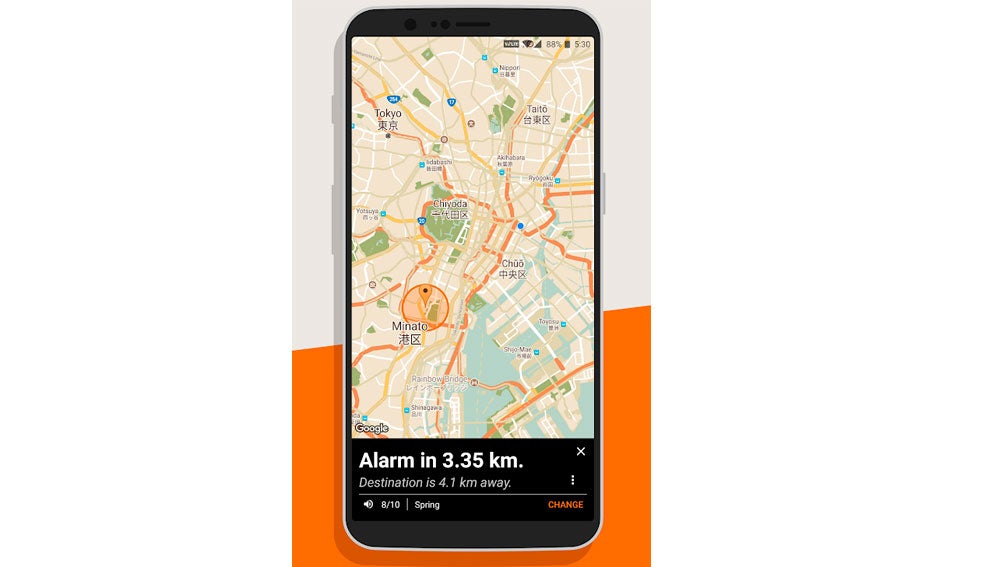 Con una alarma en marcha