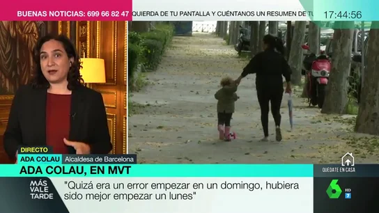 Ada Colau: "Se han vulnerado los derechos de los niños teniéndolos encerrados durante seis semanas" Ada Colau: "Se han vulnerado los derechos de los niños teniéndolos encerrados durante seis semanas"