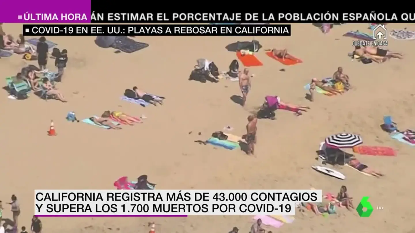 California registra más de 43.000 contagios California registra más de 43.000 contagios
