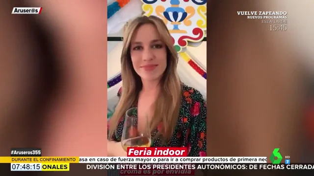 Así ha celebrado Paula del Fraile su propia Feria de Abril en 'versión cuarentena'