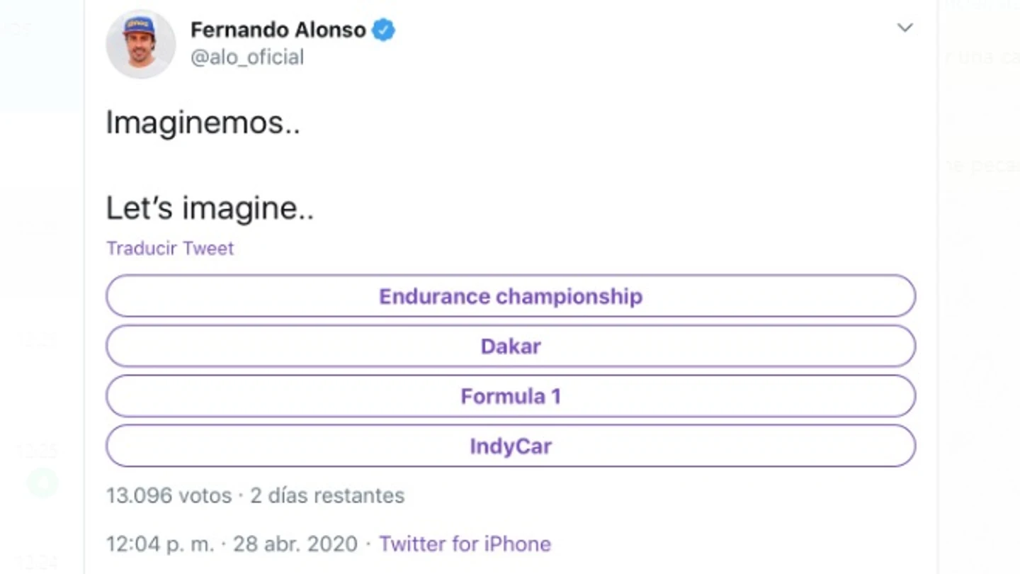 Encuesta de Fernando Alonso Encuesta de Fernando Alonso
