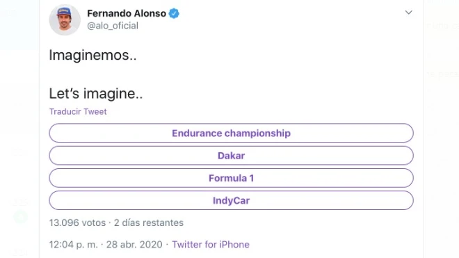 Encuesta de Fernando Alonso