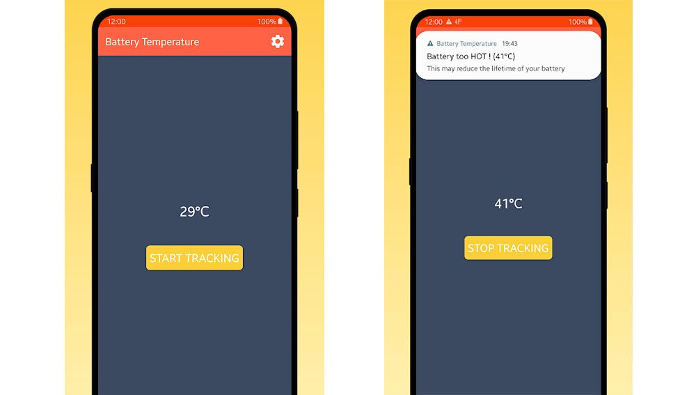 Consultando la temperatura de la batería