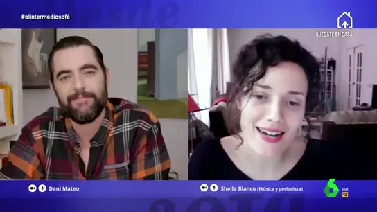 Sheila Blanco, periodista y música, en El Intermedio Sheila Blanco, periodista y música, en El Intermedio
