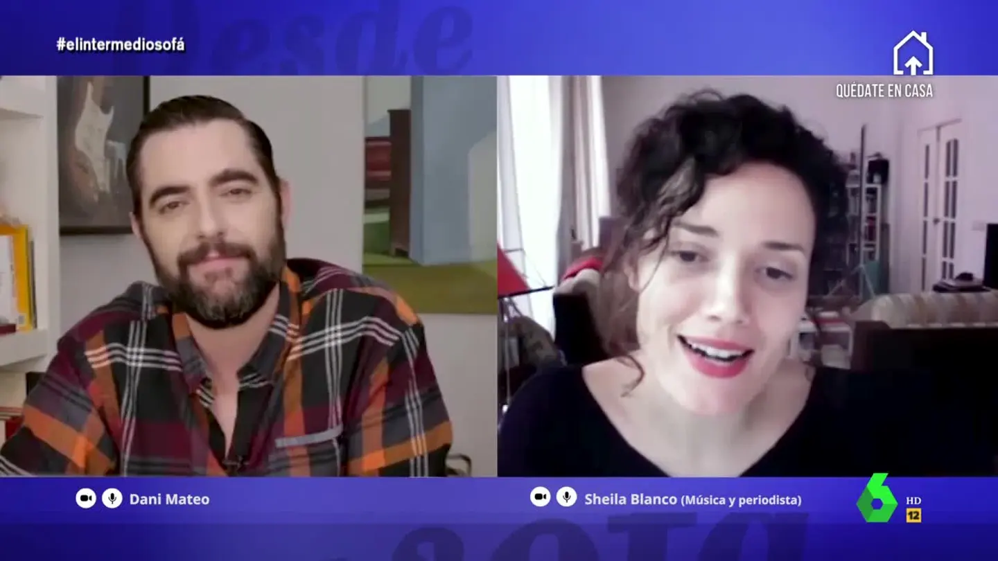 Sheila Blanco, periodista y música, en El Intermedio Sheila Blanco, periodista y música, en El Intermedio