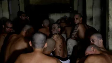Interior de una celda del Complejo Penitenciario en Izalco