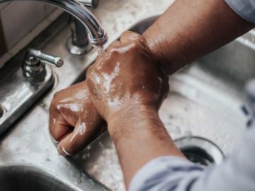 Lavando las manos