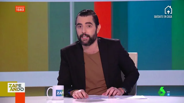 El mal rato de Dani Mateo cuando se le fue el cue en pleno directo de El Intermedio: "Esta viéndolo toda España"