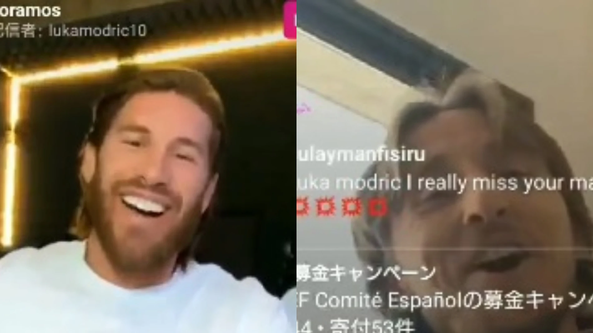 Sergio Ramos y Luka Modric