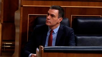 Imagen de archivo del presidente del Gobierno, Pedro Sánchez, en el COngreso de los DIputados. 