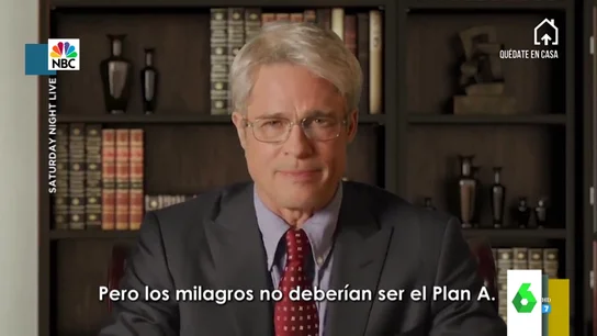 Brad Pitt parodia a Donald Trump Brad Pitt parodia a Donald Trump