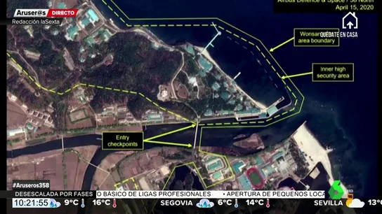 Detectan por satélite movimientos de los yates de lujo de Kim Jong-un en Corea del Norte Detectan por satélite movimientos de los yates de lujo de Kim Jong-un en Corea del Norte