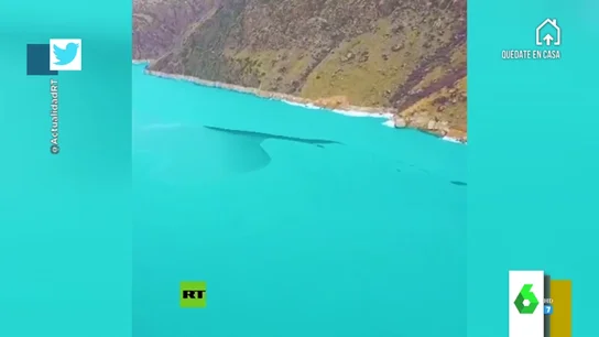 Las impresionantes imágenes del lago Jade descongelándose Las impresionantes imágenes del lago Jade descongelándose