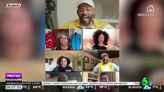 La videollamada de Will Smith con el reparto de 'El Príncipe de 'Bel-Air' que arrasa en redes La videollamada de Will Smith con el reparto de 'El Príncipe de 'Bel-Air' que arrasa en redes