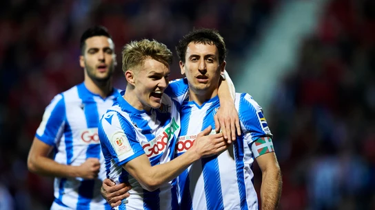 Martin Odegaard y Mikel Oyarzabal Martin Odegaard y Mikel Oyarzabal
