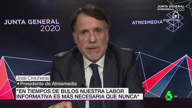 El presidente de Atresmedia José Creuheras