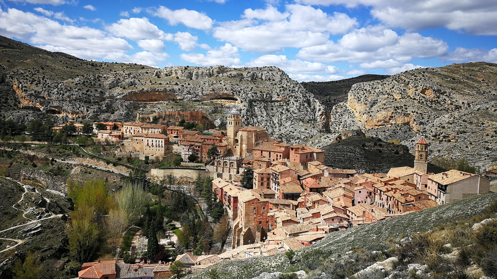 Panorámica de Albarracín, en Teruel