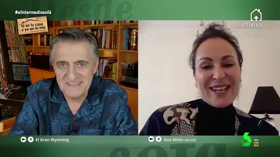 La confesión más 'íntima' de Ana Milán en El Intermedio que da pistas de cómo será el sexo tras el confinamiento La confesión más 'íntima' de Ana Milán en El Intermedio que da pistas de cómo será el sexo tras el confinamiento