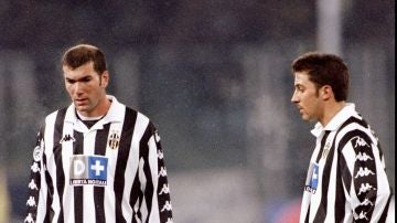 Zinedine Zidane y Alessandro Del Piero