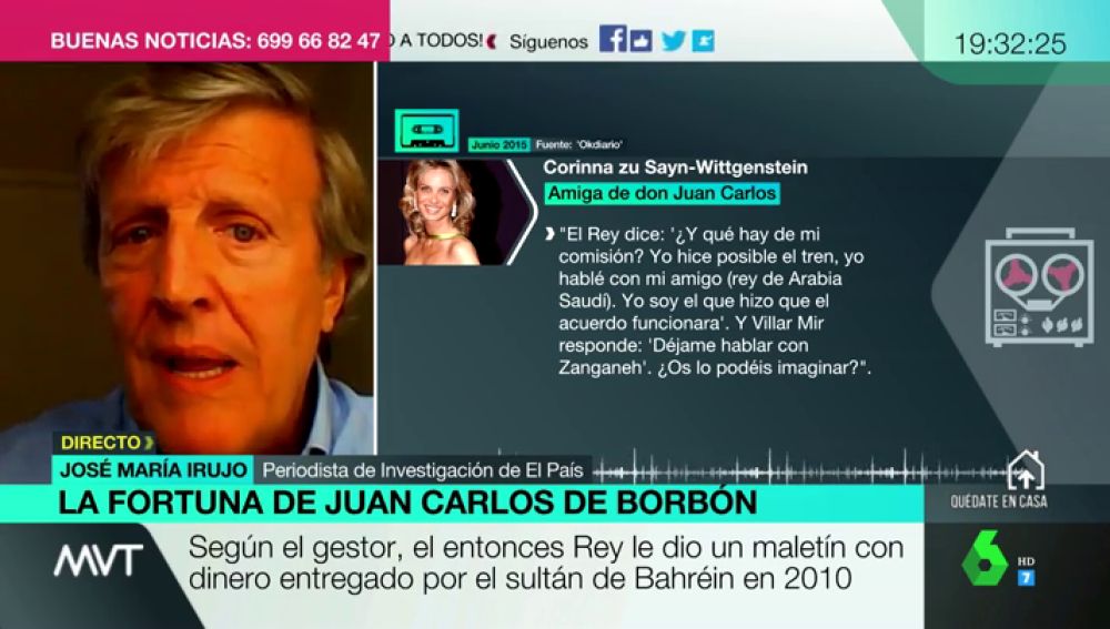 Cronología de los movimientos del rey Juan Carlos en Suiza: 