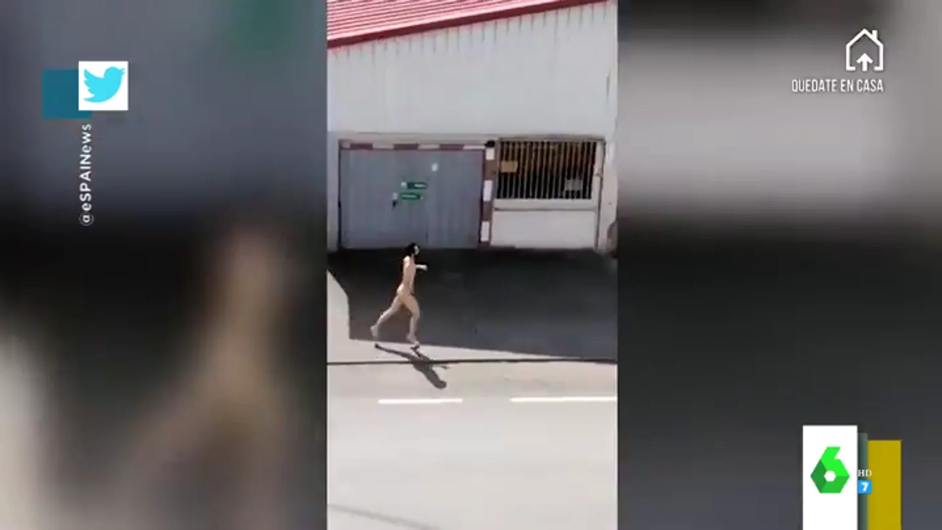 La persecución de la Policía a un joven corriendo desnudo en un pueblo de Asturias en pleno estado de alarma