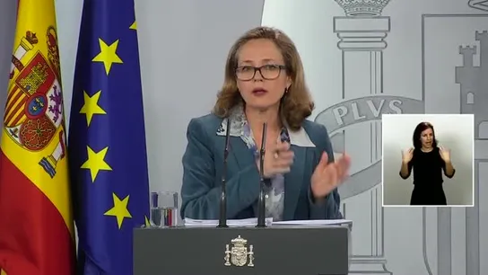 La vicepresidenta tercera Nadia Calviño La vicepresidenta tercera Nadia Calviño