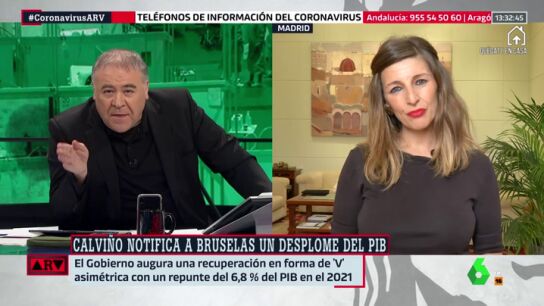 La ministra de Trabajo, Yolanda D&iacute;az