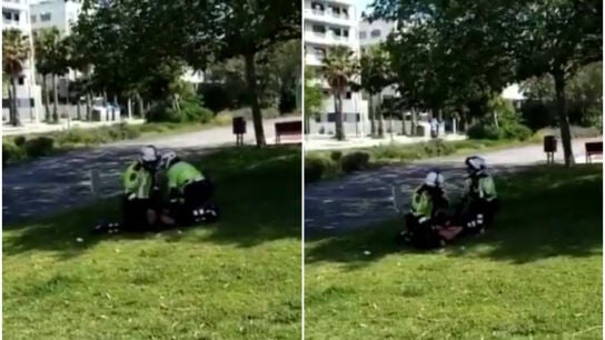 La Polic&iacute;a detiene una 'runner'